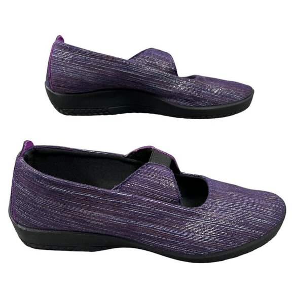 Arcopedico Leina Purple Comfort Mary Janes Flats Size US Size 9, EU Size 40 - Picture 3 of 11
